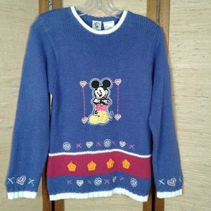 Mickey Mouse girls sweater M 10/12